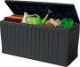 Plastic storage box 270 L (anthracite)