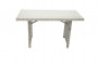 Rattan table 140 x 80 cm SEVILLA (grey)