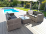 Modular rattan set SEVILLA (grey) - own set