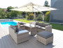 Modular rattan set SEVILLA (grey) - own set