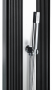 Solar shower DADA CURVE (anthracite / inox)