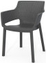 Garden plastic chair SOFIA (anthracite)