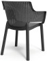 Garden plastic chair SOFIA (anthracite)