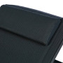 Metal lounger LISBON (anthracite)