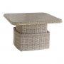 Rattan dining/storage table BORNEO LUXURY (brown)