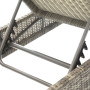 Rattan lounger BORNEO LUXURY (brown)