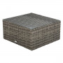 Rattan table BORNEO LUXURY (grey)