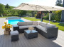 Rattan central part SEVILLA (anthracite)