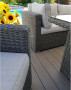 SEVILLA rattan corner unit (anthracite)