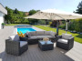 Modular rattan set SEVILLA (anthracite) - own set