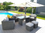 Modular rattan set SEVILLA (anthracite) - own set