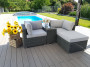 Modular rattan set SEVILLA (anthracite) - own set