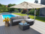 Modular rattan set SEVILLA (anthracite) - own set