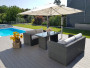 Modular rattan set SEVILLA (anthracite) - own set