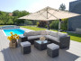 Modular rattan set SEVILLA (anthracite) - own set