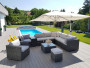 Modular rattan set SEVILLA (anthracite) - own set