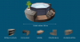 OCTOPUS hot tub furniture set