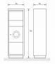 Letter box RADIUS DESIGN (LETTERMANN standing ovation 2 white 601E) white