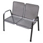 Metal chair (armchair) Saga double (double)