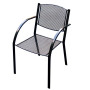 Milano metal armchair