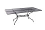 Rectangular metal table 190 x 105 cm