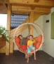 SALE Hanging rocking chair ZITA (terracotta) - 2nd quality