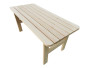 Solid wood garden table made of pine wood 32 mm (180 cm)