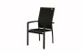 Fixed aluminum chair EXPERT WOOD (anthracite)