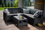 Garden corner set CORFU RELAX anthracite