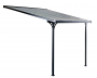 Pergola 436 x 305 cm (black+grey polycarbonate)