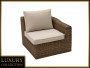 BORNEO LUXURY Rattan LEFT Termination (Brown)