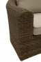 Rattan chair BORNEO LUXURY (brown)