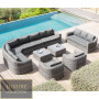 BORNEO LUXURY modular rattan set (grey) - own set