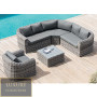 BORNEO LUXURY modular rattan set (grey) - own set