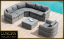 BORNEO LUXURY modular rattan set (grey) - own set