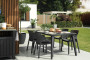 Garden plastic chair MENORCA (anthracite)