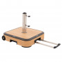 Doppler Plinth with wheels ALU WOOD TROLLEY 50 kg