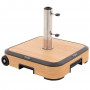 Doppler Plinth with wheels ALU WOOD TROLLEY 50 kg