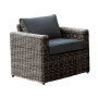 Rattan armchair RICHMOND