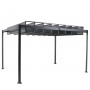 Garden aluminum gazebo FLORES 3.8x3 m