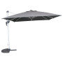 Swinging parasol EXCLUSIVE LED 3x3 m (graphite)