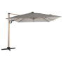 Swinging parasol WOOD 3x4 m (natural)