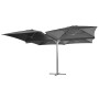 Parasol set QUATRO 2x2 m (anthracite)