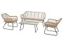 SALSA rattan set for 4 people