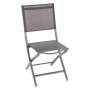 Aluminum chair with fabric FIESTA (graphite)