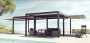 Modular aluminum gazebo NORDIC