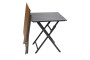 Garden folding table CALVIN (grey)