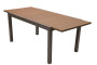 Folding garden table CALVIN (brown)