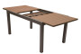 Folding garden table CALVIN (brown)