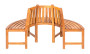 Teak circular bench AGNES